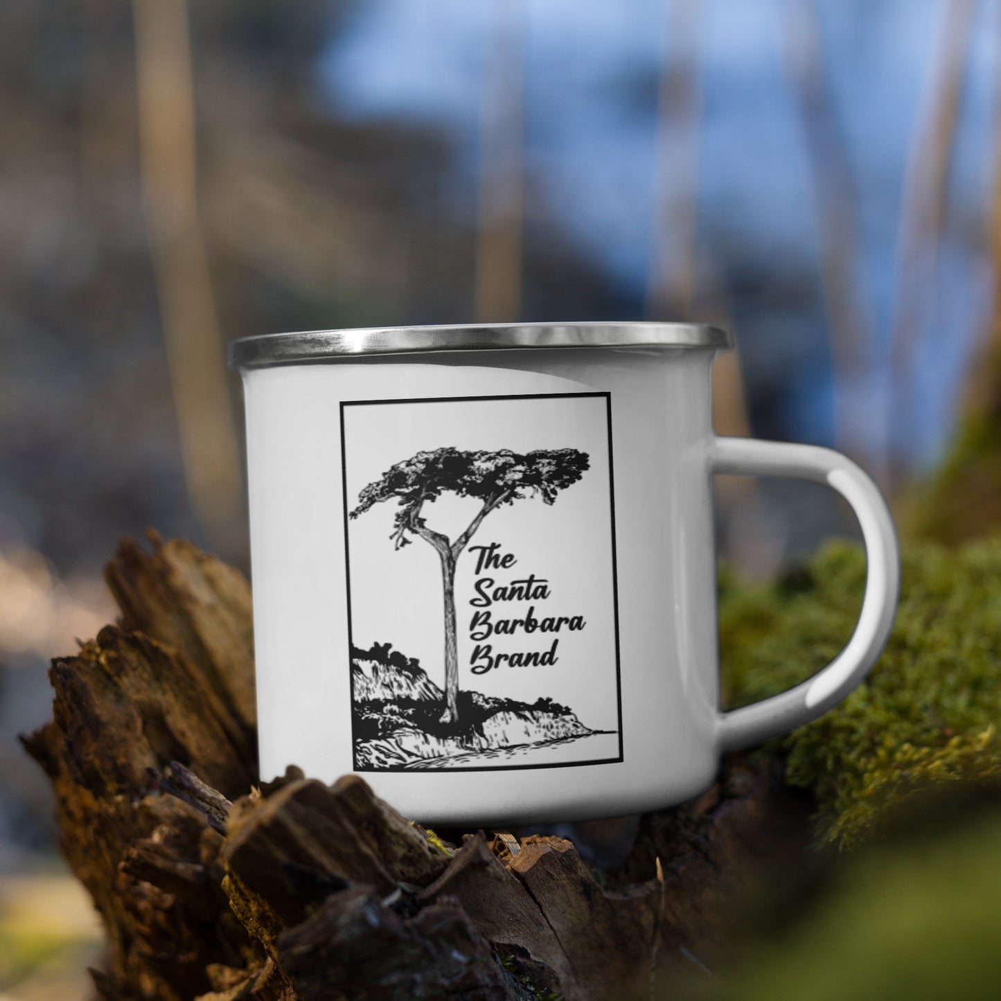 Santa Barabara Brand Logo Enamel Mug